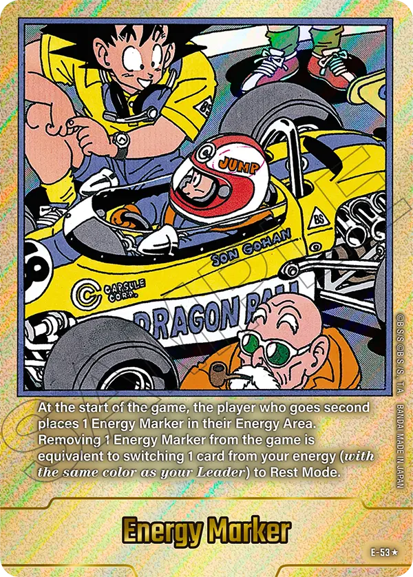 "Goku & Gohan" Energy Marker E-53 [ Inglese / Giapponese ]