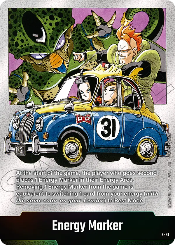 "Android 16, 17, 18 & Cell" Energy Marker E-61 [ Inglese / Giapponese ]