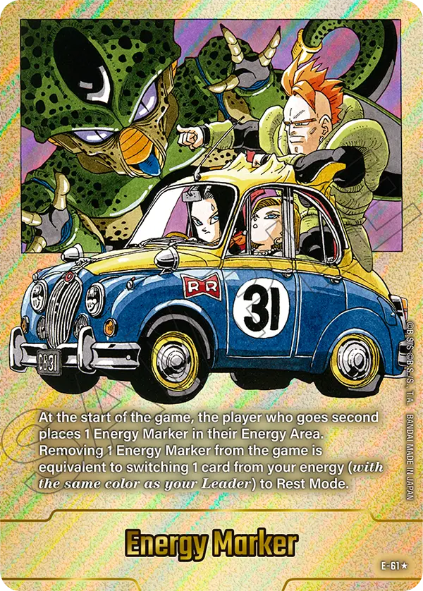 "Android 16, 17, 18 & Cell" Energy Marker E-61 [ Inglese / Giapponese ]