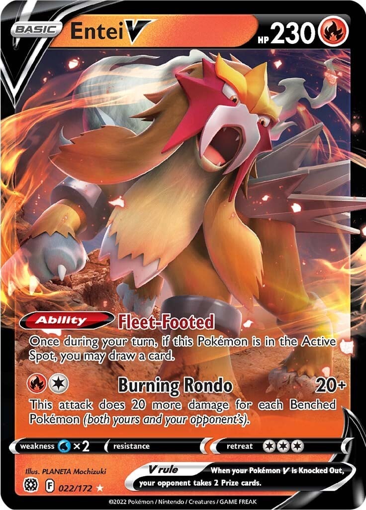 Entei V - Astri Lucenti 022/172 [ Italiano / Inglese ]