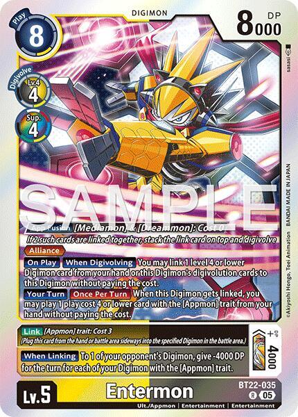 Entermon BT22-035 [ Inglese / Giapponese ]
