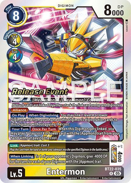 Entermon BT22-035 [ Inglese / Giapponese ]