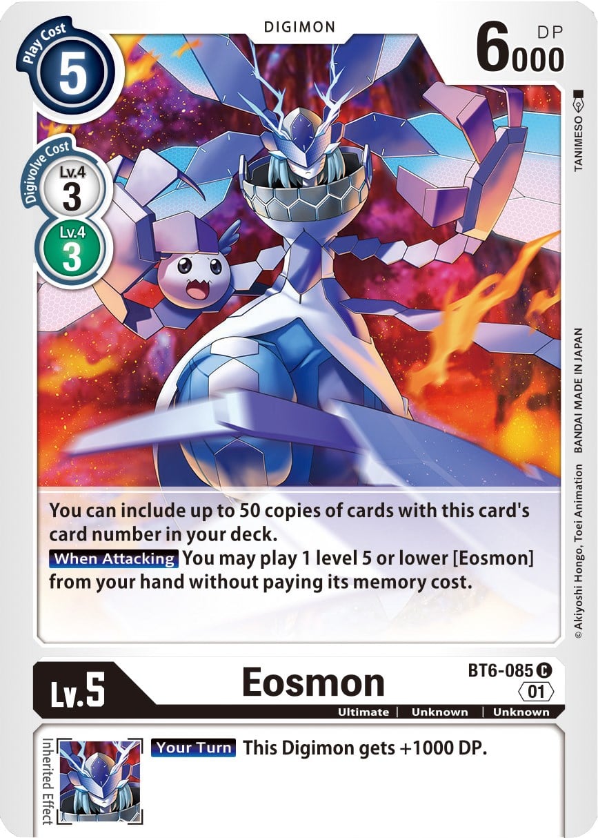Eosmon BT6-085 [ Inglese / Giapponese ]