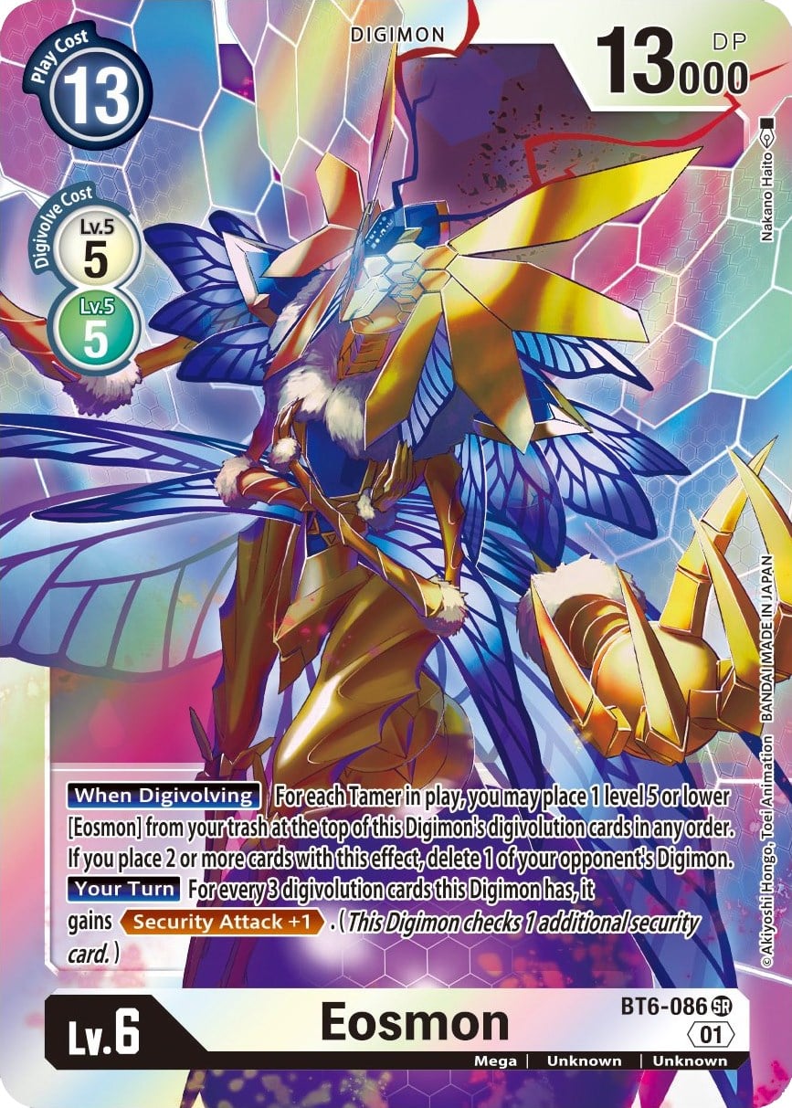 Eosmon BT6-086 [ Inglese / Giapponese ]