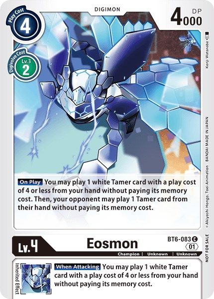 Eosmon BT6-083 [ Inglese / Giapponese ]