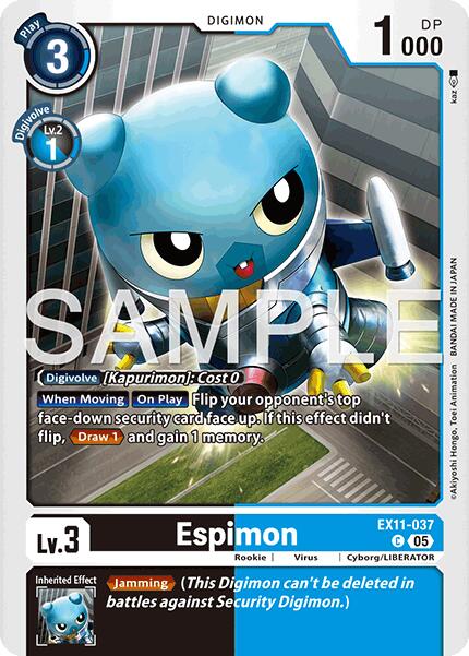 Espimon EX11-037 [ Inglese / Giapponese ]