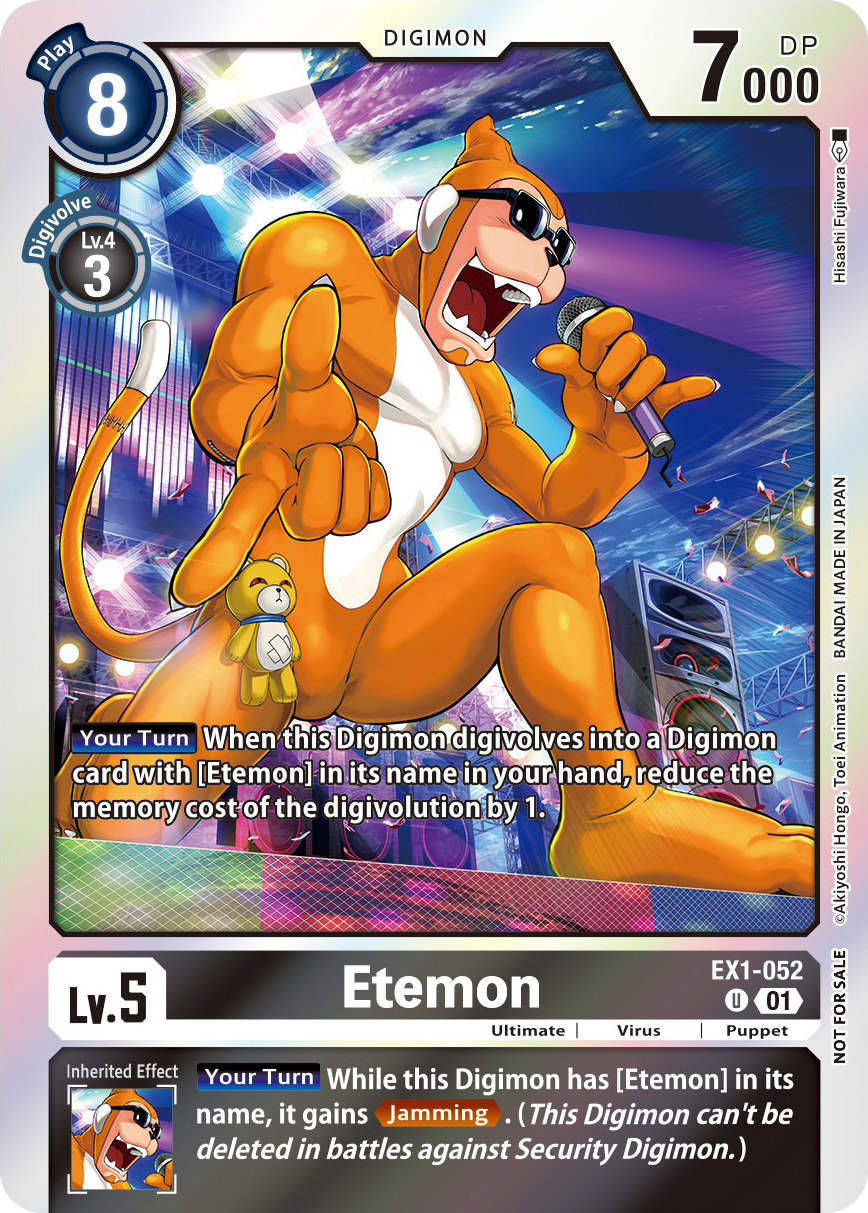 Etemon EX1-052 [ Inglese / Giapponese ]