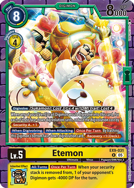 Etemon EX9-031 [ Inglese / Giapponese ]