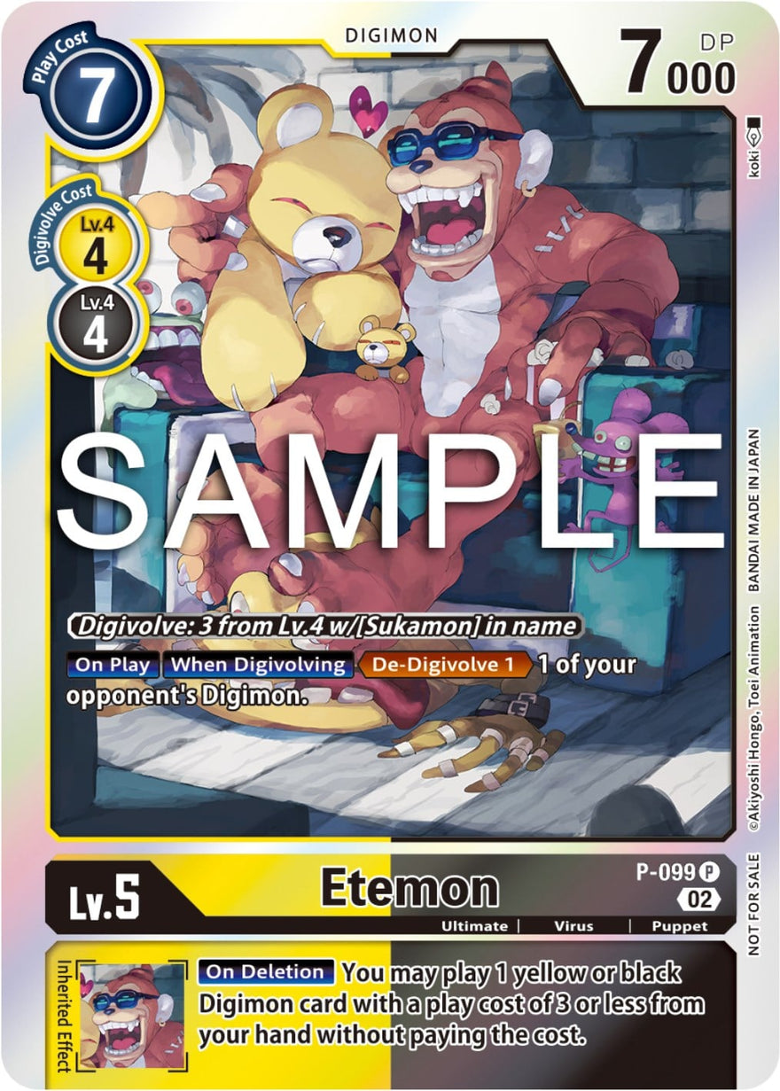 Etemon P-099 [ Inglese / Giapponese ]