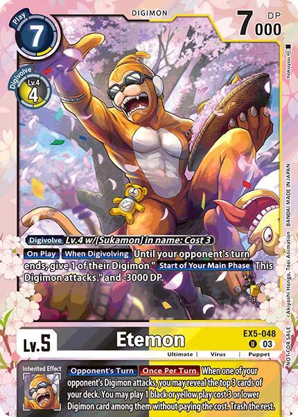 Etemon EX5-048 [ Inglese / Giapponese ]