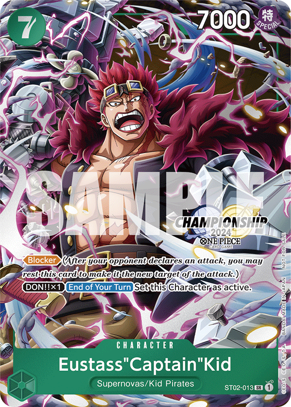 Eustass"Captain"Kid ST02-013 [ Inglese / Giapponese / Francese / Cinese Semplificato ]