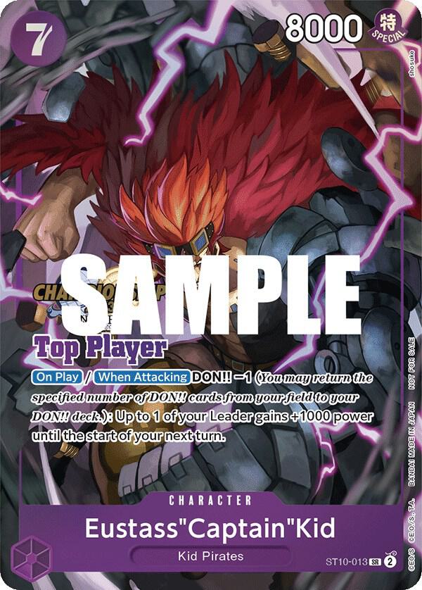 Eustass"Captain"Kid ST10-013 [ Inglese / Giapponese / Francese / Cinese Semplificato ]