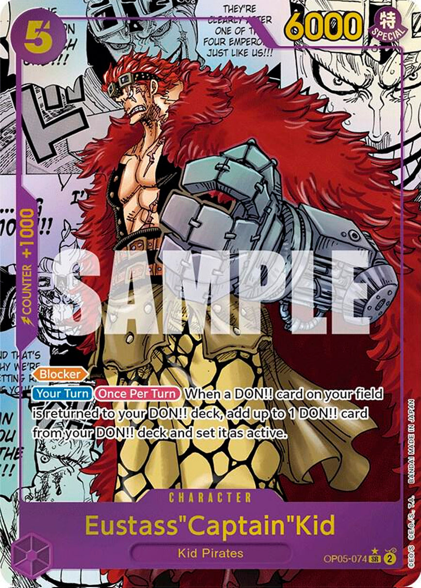 Eustass"Captain"Kid OP05-074 [ Inglese / Giapponese / Francese / Cinese Semplificato ]