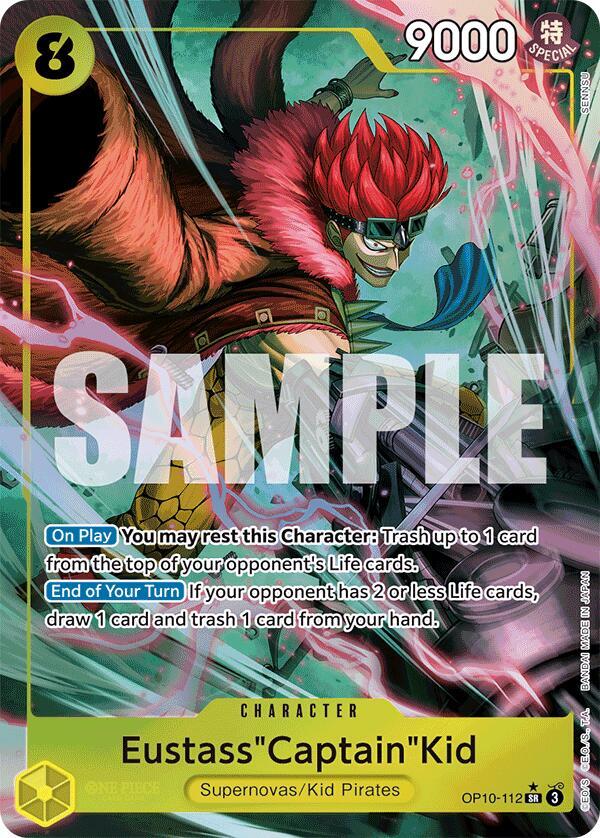 Eustass"Captain"Kid OP10-112 [ Inglese / Giapponese / Francese / Cinese Semplificato ]
