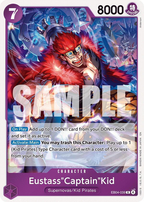 Eustass"Captain"Kid EB04-039 [ Inglese / Giapponese / Francese / Cinese Semplificato ]