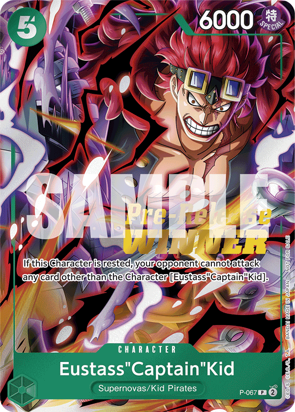 Eustass"Captain"Kid P-067 [ Inglese / Giapponese / Francese / Cinese Semplificato ]