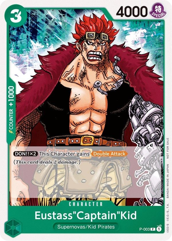 Eustass"Captain"Kid P-003 [ Inglese / Giapponese / Francese / Cinese Semplificato ]
