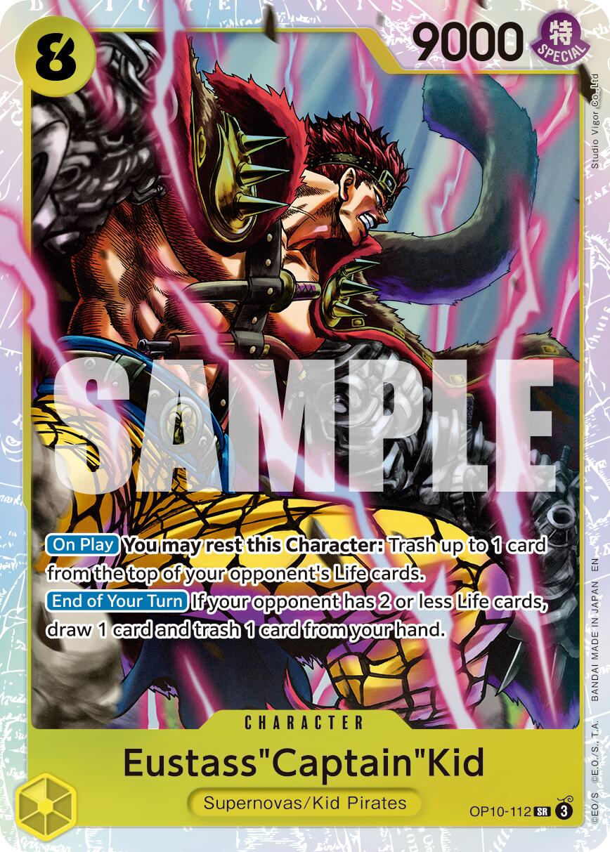 Eustass"Captain"Kid OP10-112 [ Inglese / Giapponese / Francese / Cinese Semplificato ]
