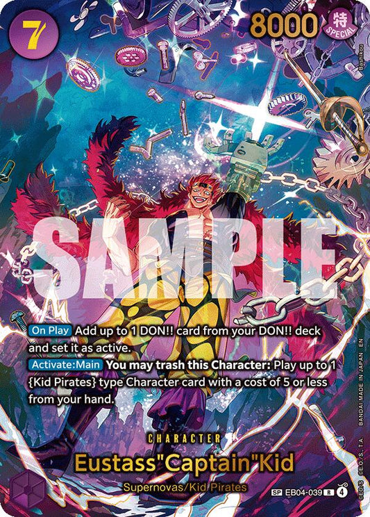 Eustass"Captain"Kid EB04-039 [ Inglese / Giapponese / Francese / Cinese Semplificato ]