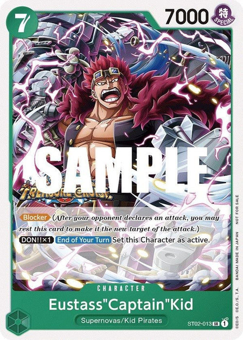 Eustass"Captain"Kid ST02-013 [ Inglese / Giapponese / Francese / Cinese Semplificato ]