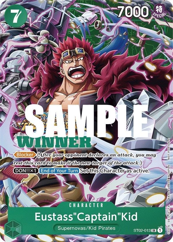 Eustass"Captain"Kid ST02-013 [ Inglese / Giapponese / Francese / Cinese Semplificato ]