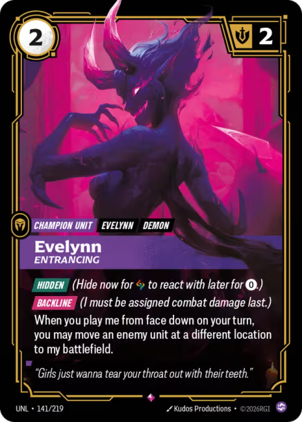 Evelynn - Entrancing (RARE) [ Inglese / Cinese Semplificato ]