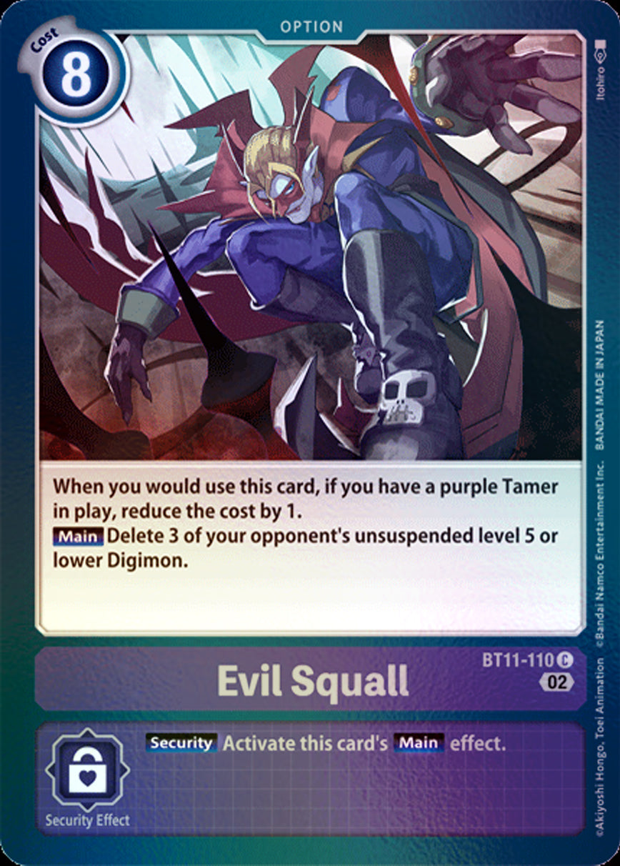 Evil Squall BT11-110 [ Inglese / Giapponese ]