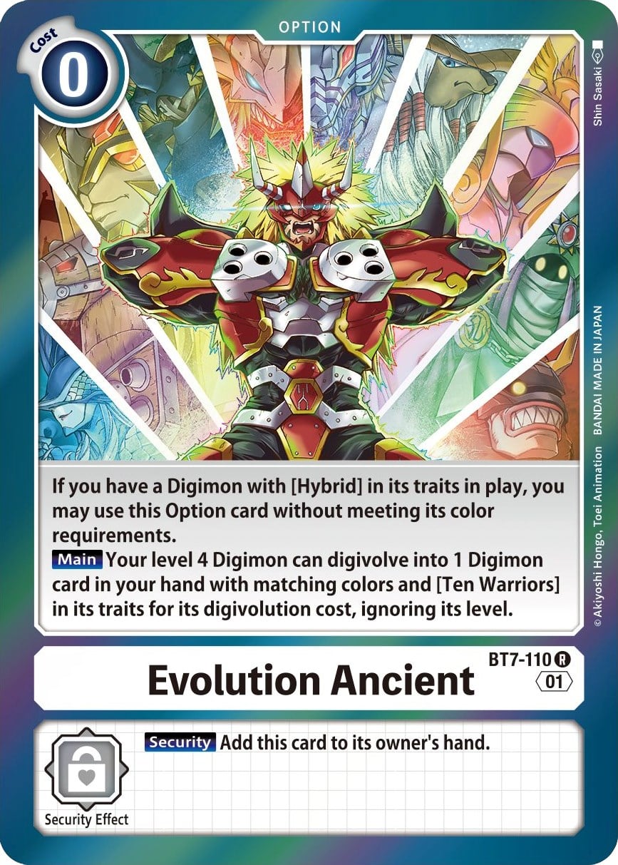Evolution Ancient BT7-110 [ Inglese / Giapponese ]