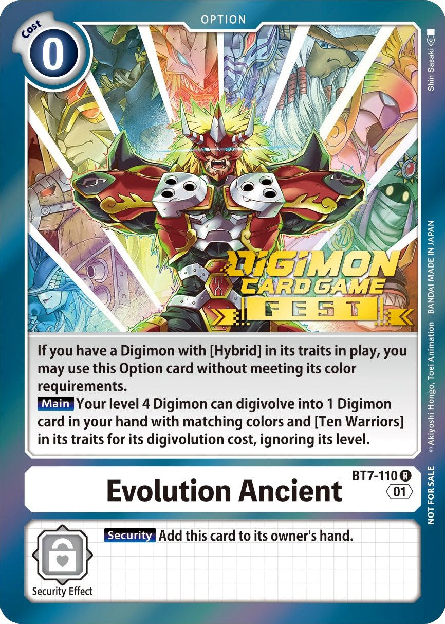 Evolution Ancient BT7-110 [ Inglese / Giapponese ]