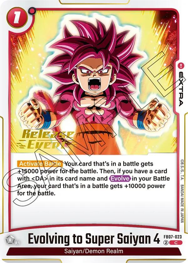 Evolving to Super Saiyan 4 FB07-023 [ Inglese / Giapponese ]