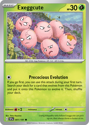 Exeggcute - Scintille Folgoranti 001/191 [ Italiano ]