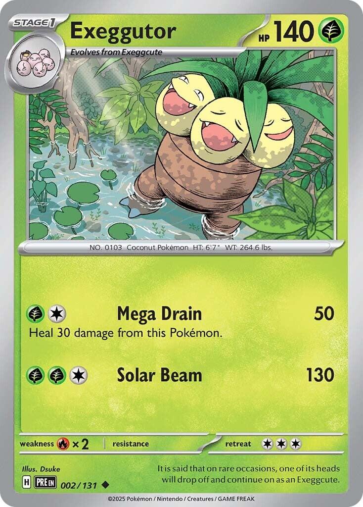 Exeggutor - Evoluzioni Prismatiche 002/131 [ Italiano / Inglese ]