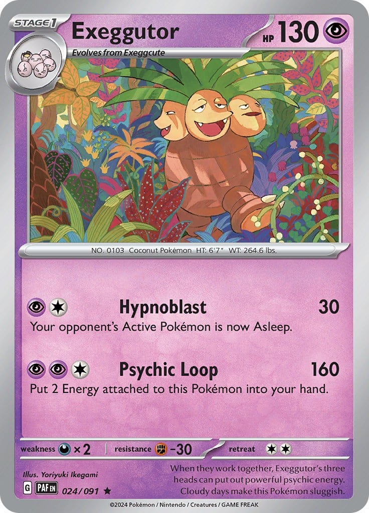 Exeggutor - Destino di Paldea 024/091 [ Italiano ]