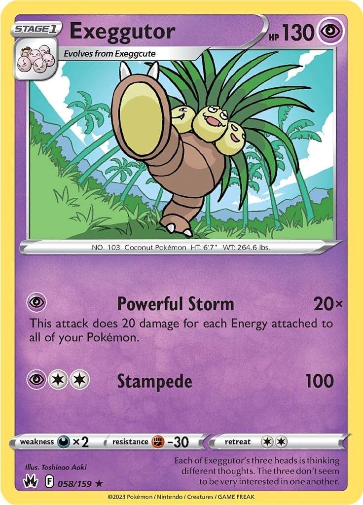 Exeggutor - Zenit Regale 058/159 [ Italiano ]