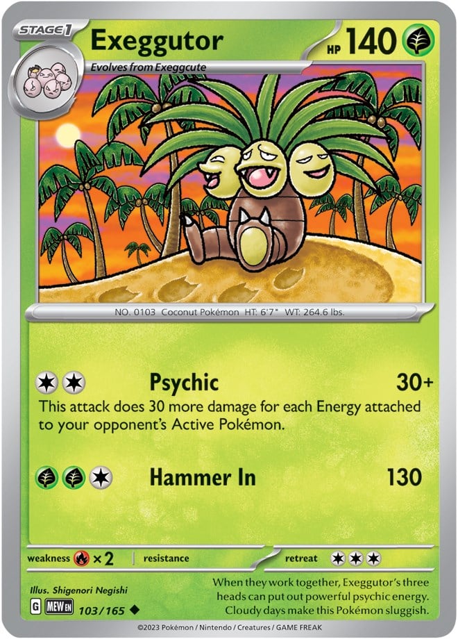 Exeggutor - 151 103/165 [ Italiano / Inglese ]