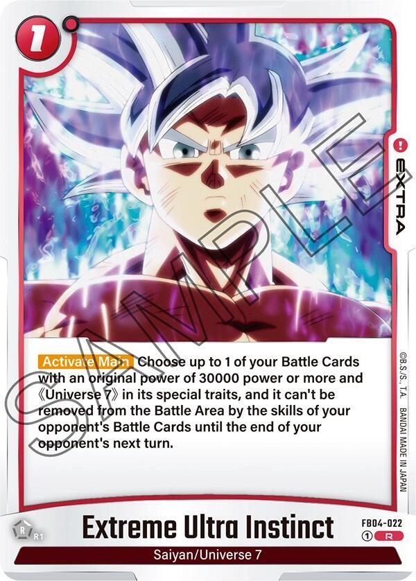 Extreme Ultra Instinct FB04-022 [ Inglese / Giapponese ]