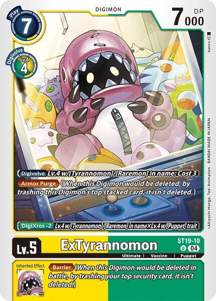 ExTyrannomon ST19-10 [ Inglese / Giapponese ]
