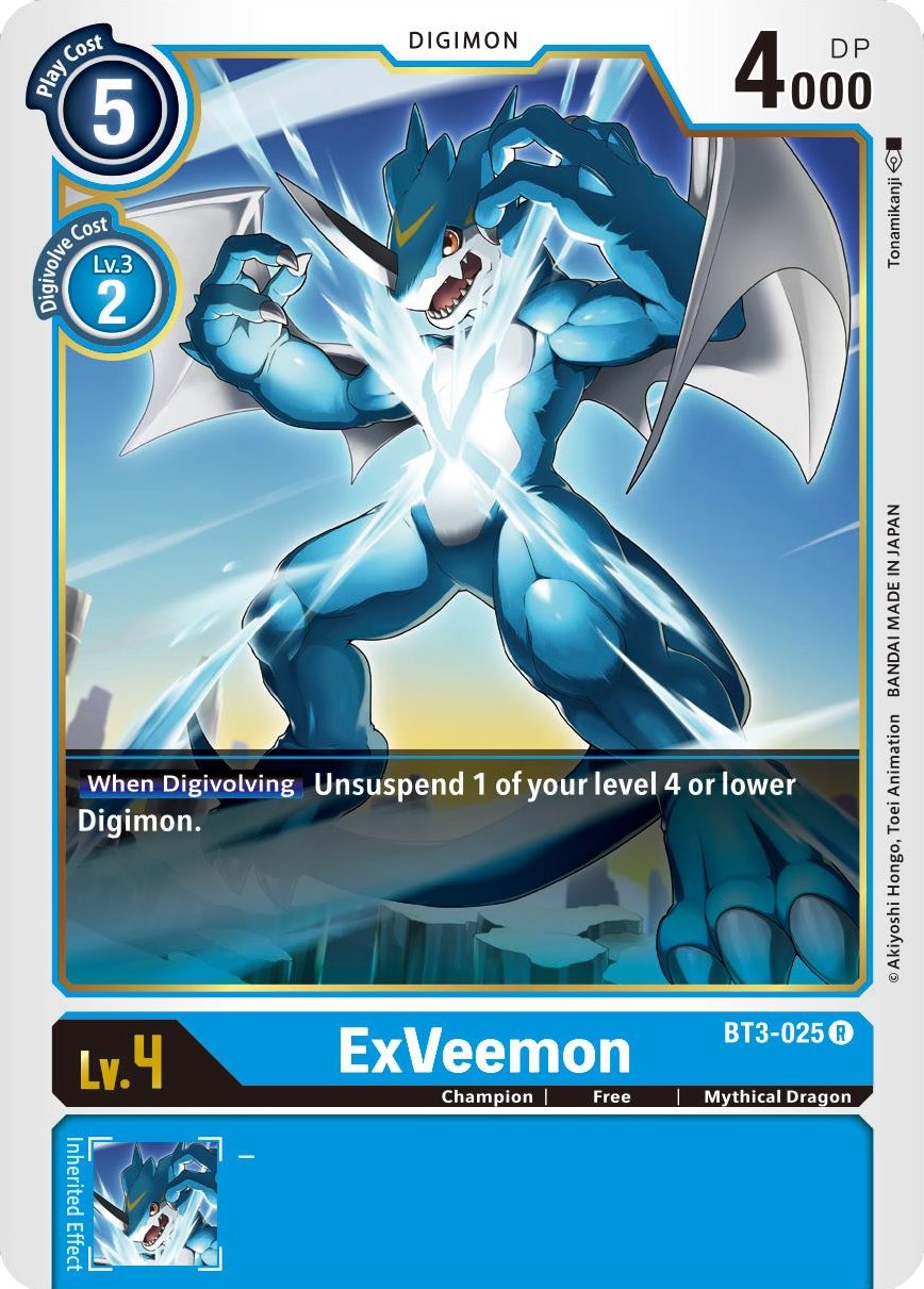 ExVeemon BT3-025 [ Inglese / Giapponese ]