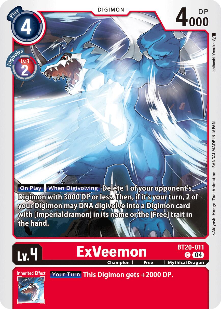 ExVeemon BT20-011 [ Inglese / Giapponese ]