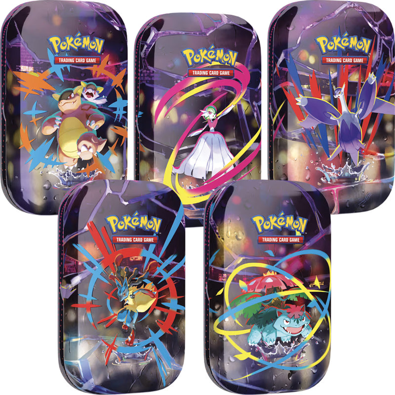 Pokémon Mini Tin Megaeroi Mega Evolution Megaevoluzione Singolo Casuale Inglese ENG
