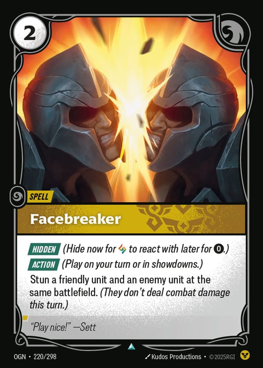 Facebreaker [ Inglese / Giapponese / Cinese Semplificato ]