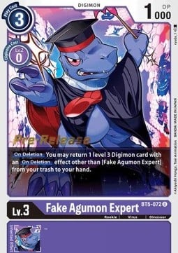Fake Agumon Expert BT5-072 [ Inglese / Giapponese ]