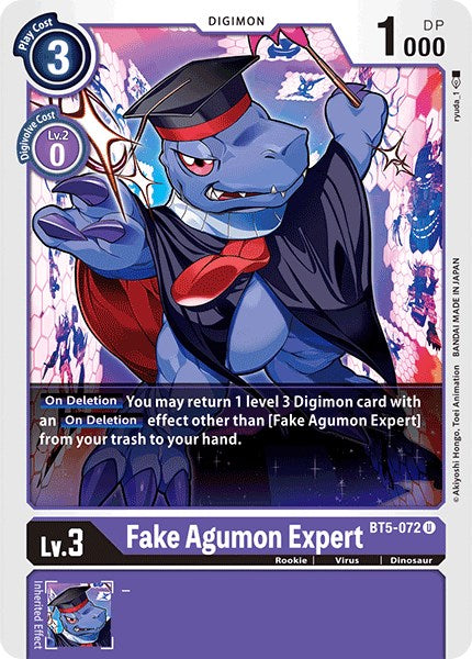 Fake Agumon Expert BT5-072 [ Inglese / Giapponese ]