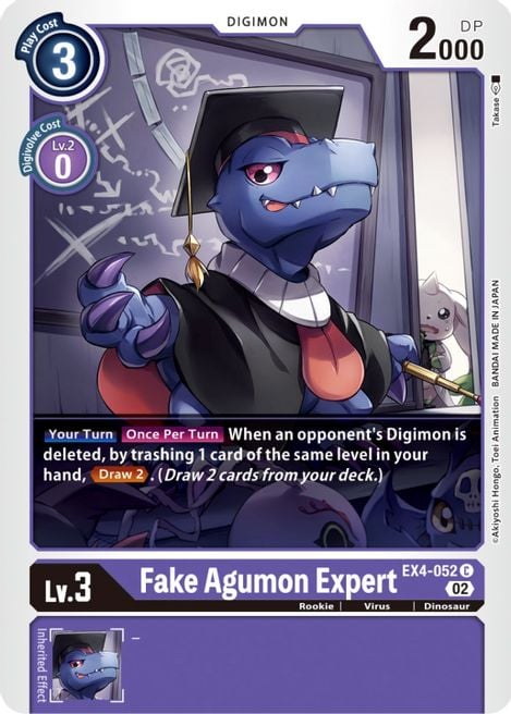 Fake Agumon Expert EX4-052 [ Inglese / Giapponese ]