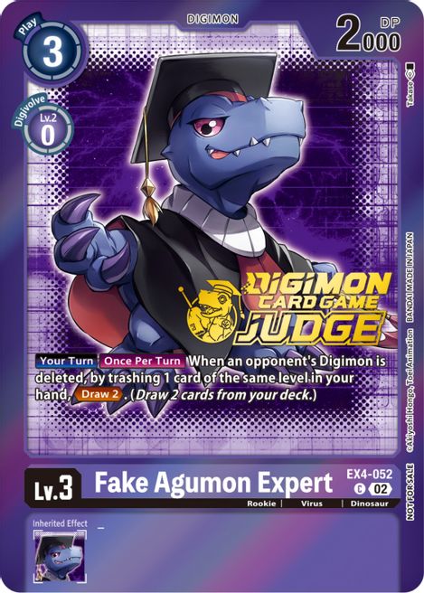 Fake Agumon Expert EX4-052 [ Inglese / Giapponese ]