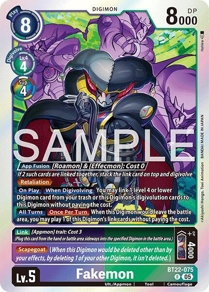 Fakemon BT22-075 [ Inglese / Giapponese ]