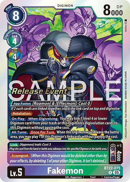 Fakemon BT22-075 [ Inglese / Giapponese ]