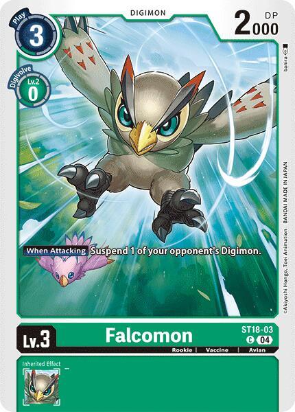 Falcomon ST18-03 [ Inglese / Giapponese ]