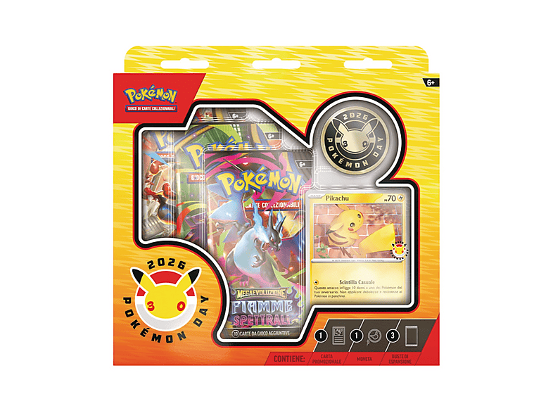Pokémon GCC: Collezione Speciale Pokémon Day 2026 – Con Carta Promo Pikachu e Buste