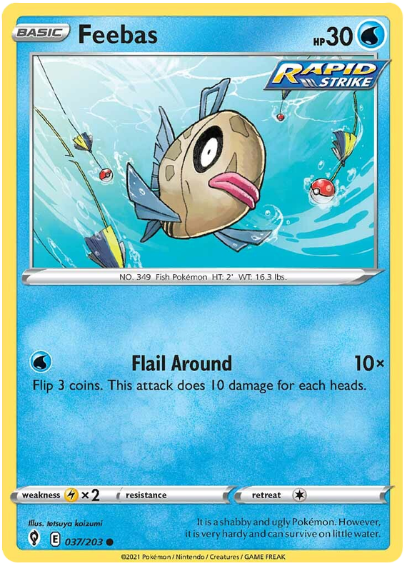 Feebas - Evoluzioni Eteree 037/203 [ Italiano / Inglese ]